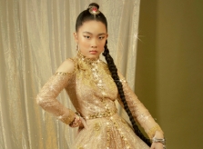 Mẫu nhí Suri Phương Anh diện trang phục Ấn Độ