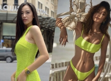 Sao Việt lăng xê màu xanh neon