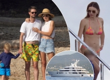 Miranda Kerr đi nghỉ cùng chồng tỷ phú và ba con trai