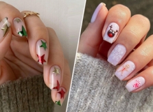 Gợi ý mẫu móng đẹp đón Giáng sinh