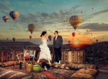 Ngọc Trinh nhảy múa giữa bình minh Thổ Nhĩ Kỳ