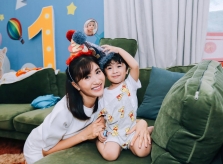 Con trai 3 tuổi lai Ấn của diễn viên Nguyệt Ánh