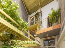 Nhà phố hai mái giúp gia chủ không cần điều hòa