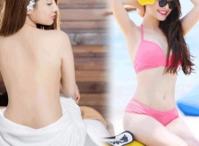 Nổi tiếng ngoan, kín đáo, Nhã Phương cũng có lúc mặc sexy thế này