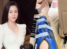 Nhật Kim Anh ngã rách dây chằng