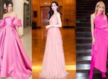 Những bộ váy hồng nổi bật trên thảm đỏ đầu năm 2019