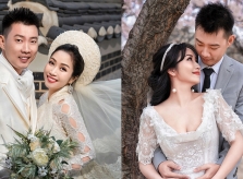 Ảnh kỷ niệm 11 năm ngày cưới của Ốc Thanh Vân và Trí Rùa