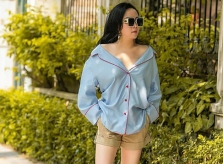 Ảnh sao 16/5: Phượng Chanel mặc gợi cảm sau giảm cân