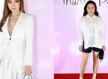 Phượng Chanel mặc quần short tới mừng Hoa hậu Áo dài Tuyết Nga