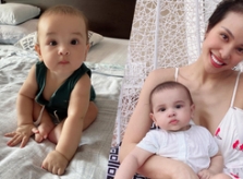 Quý tử lai Tây 6 tháng tuổi của Phương Mai