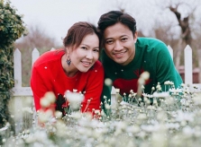 Ảnh sao 25/12: Quý Bình đón Noel bên vợ mới cưới