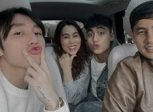 Ảnh sao 15/2: Sơn Tùng M-TP vui vẻ bên gia đình