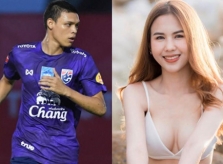 'Phóng viên xinh nhất xứ chùa Vàng' là bạn gái tiền đạo tuyển Thái Lan