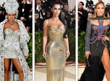 Kim Kardashian, Jennifer Lopez siêu gợi cảm trên thảm đỏ Met Gala 2018