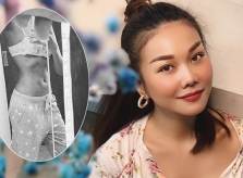 Thanh Hằng khoe vòng eo 53 cm
