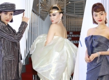 Thu Minh phục sức như nữ hoàng trên thảm đỏ 4