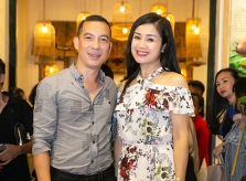 Thu Hà 'Lá ngọc cành vàng' hiếm hoi đi sự kiện