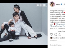 Vợ chồng Trang Lou - Tùng Sơn đăng ảnh kỷ niệm 3 năm ngày cưới