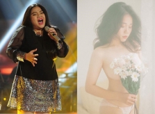 Thí sinh Giọng hát Việt chụp ảnh bán nude sau khi giảm 34 kg