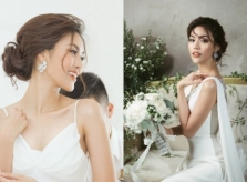 Váy cưới tôn hình thể của Lan Khuê