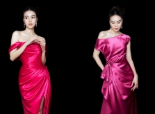 Váy lụa bóng của Đỗ Long