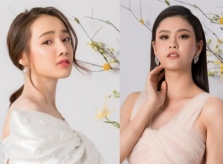 Nhã Phương, Trương Quỳnh Anh diện váy tôn số đo ba vòng