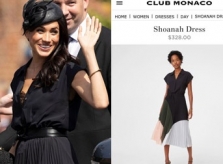 Váy xếp ly của Meghan Markle cháy hàng sau vài giờ rao bán