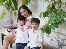 Vợ Baggio bày tuyệt chiêu giúp con không sâu răng