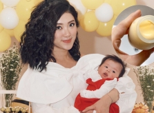 Yumi Dương bày cách để sữa mẹ 'đặc quánh'