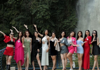 Dàn chân dài Hoa hậu Hoàn vũ khen Bobla là 'nàng thơ của đại ngàn'