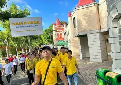 Ngân hàng đồng hành cùng chương trình “Đi bộ vì nạn nhân chất độc da cam”