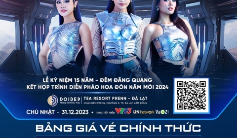 Chính thức mở bán vé chung kết Hoa hậu Hoàn Vũ Việt Nam và trình diễn pháo hoa đón năm mới 2024