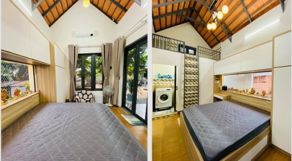 Rời căn nhà 2 tỷ của bố mẹ, chàng trai Tây Ninh tự xây nhà 30m2 đẹp mê