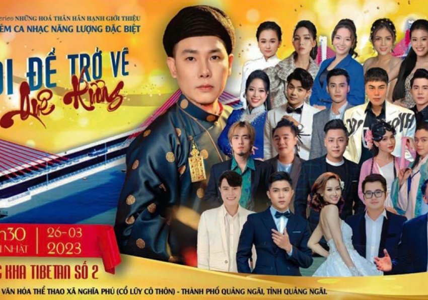 Đêm nhạc “Quê hương – Đi để trở về” sẽ ra mắt tại Quảng Ngãi 