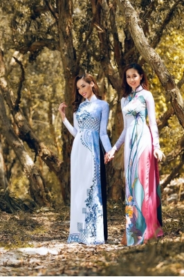 BST áo dài lấy cảm hứng từ 