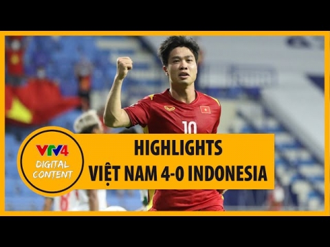 Highlights VIỆT NAM 4-0 INDONESIA | Đè bẹp Indo bằng Tiến Linh xuất thần, siêu phẩm Quang Hải